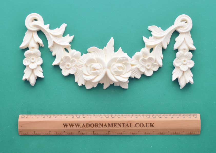 SHABBY & CHIC ROSE FURNITURE APPLIQUES LARGE SWAG WHOLESALE$$ FLEXIBLE